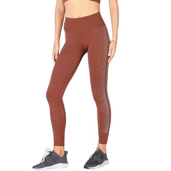 Fabletics Sculptknit High Waisted Reflective Leggings Size XS / Chestnut - Picture 1 of 7